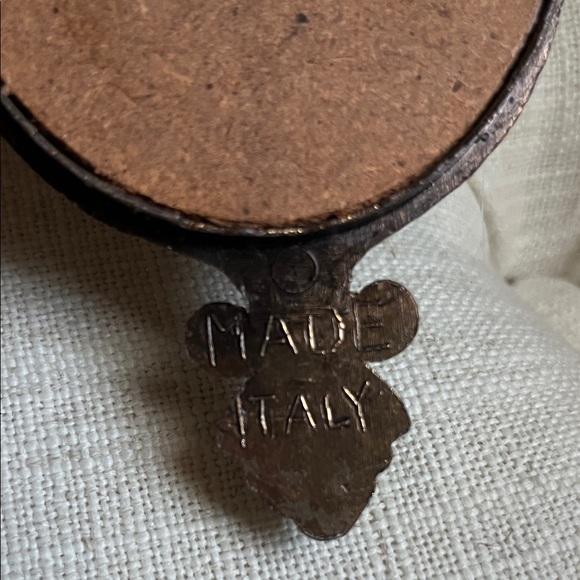 Vintage Italian Miniature Ornate Brass Frames Mirror Floral and Portrait Designs - Picture 8 of 8